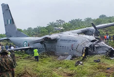 32 Feared Dead As Military Aircraft Crashes in Ondo